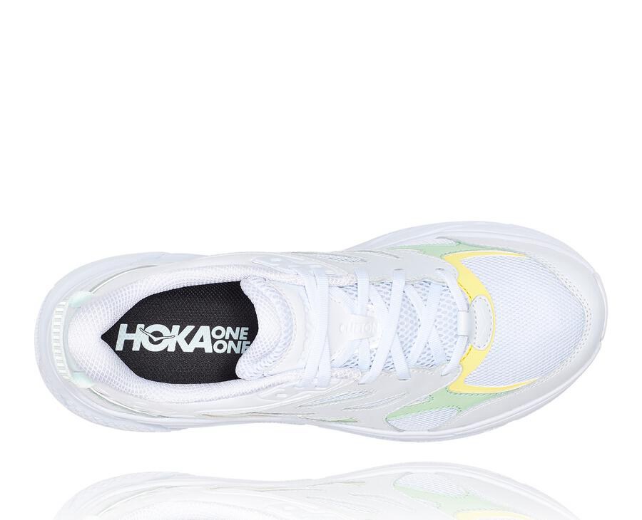 Hoka Australia One One Clifton L - Mens Running Shoes White - VOZEW-0937